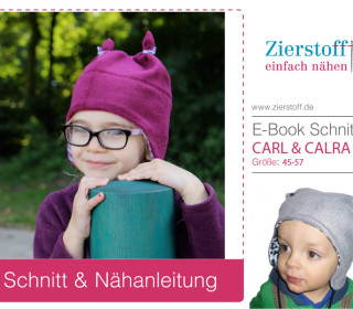 E-Book - Wintermütze „CARL & CARLA“, Gr. 45 – 57 – inkl. 2 Schnittvariationen